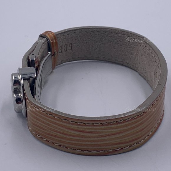 Authentic Louis Vuitton Brown Leather Bracelet - Picture 6 of 10